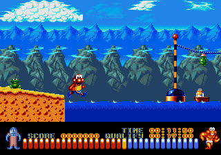 Aquatic Games screenshot 3 for Sega Mega Drive